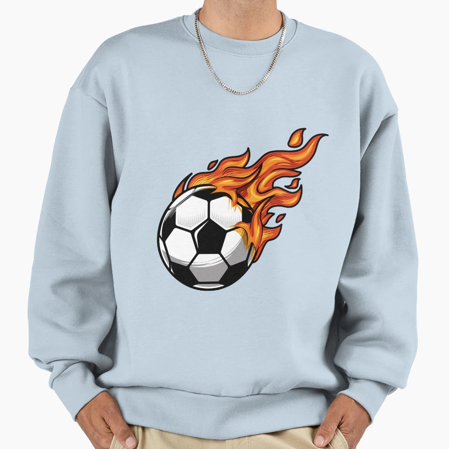 Soccer Ball Sweatshirt - Streetwear Style for Adults - T-Shirt, Sweatshirt, Hoodie