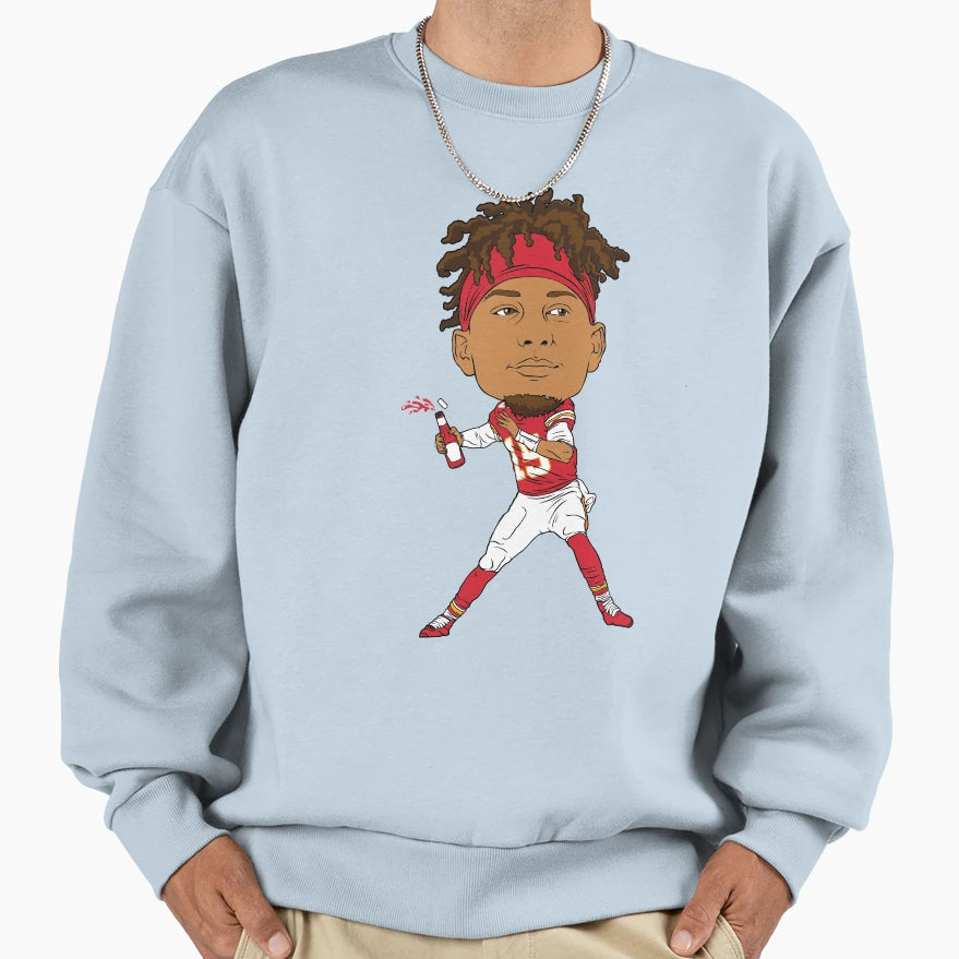 Quarterback Ketchup Kansas City Sweatshirt - Trendy Graphic Men Women - T-Shirt, Sweatshirt, Hoodie