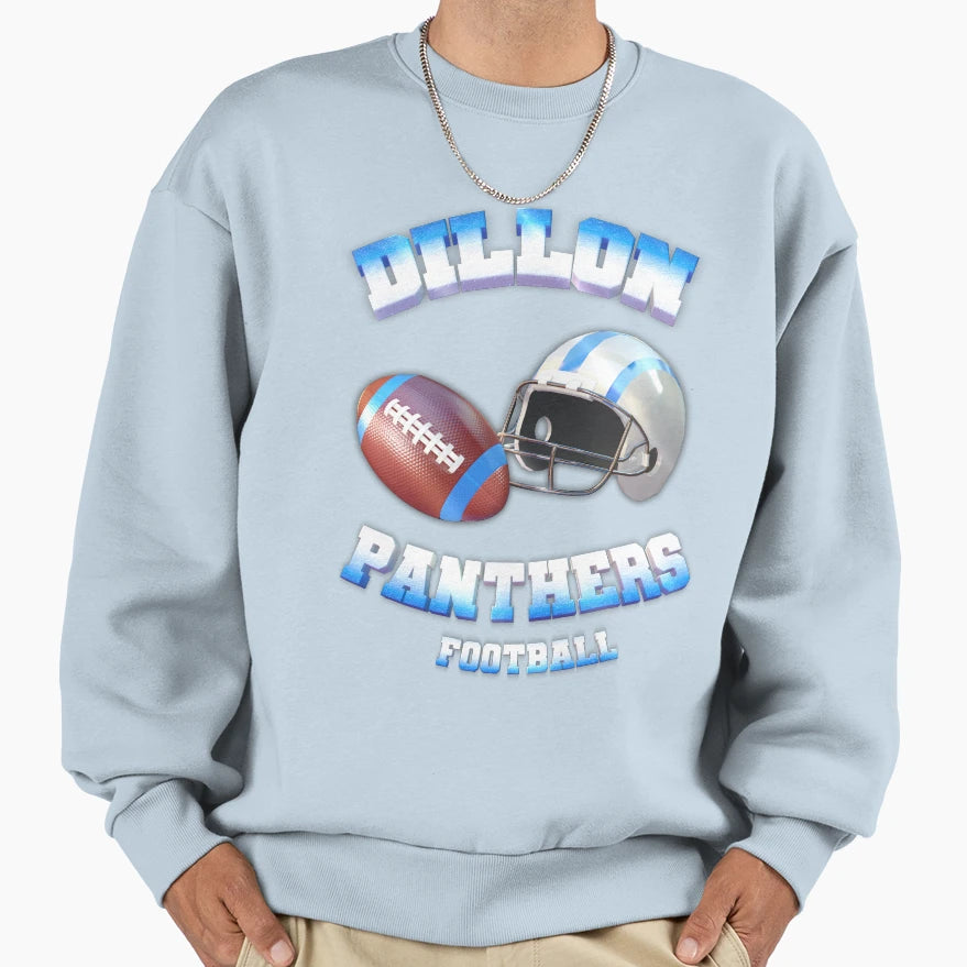 Dillon Panthers Football Sweatshirt - Novelty Apparel Men Women - T-Shirt, Sweatshirt, Hoodie