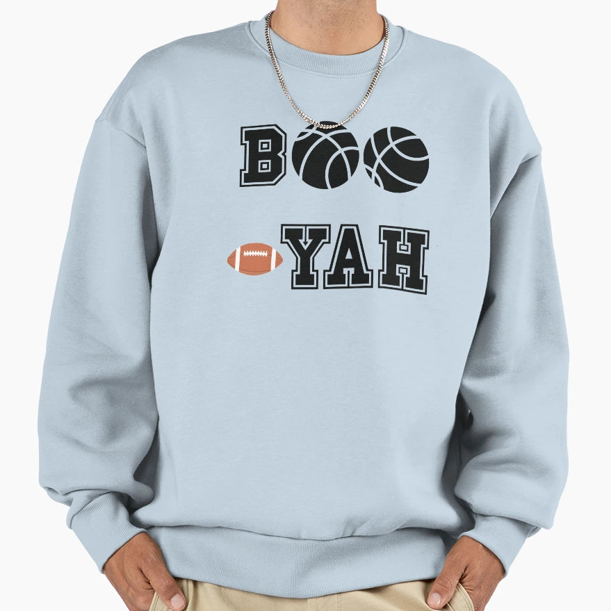 Stuart Scott Booyah Boo Yah Boo Yah Sweatshirt - Minimalist Print Men Women - T-Shirt, Sweatshirt, Hoodie