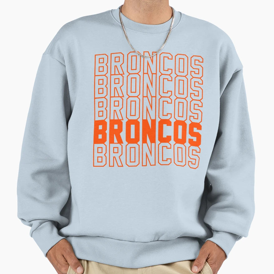 Broncos Sweatshirt - Streetwear Style Unisex - T-Shirt, Sweatshirt, Hoodie