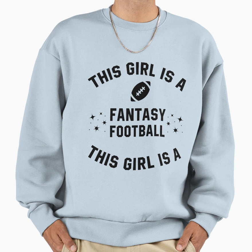 This Is Fantasy Football Gift Sweatshirt - Custom Art Print Men Women - T-Shirt, Sweatshirt, Hoodie