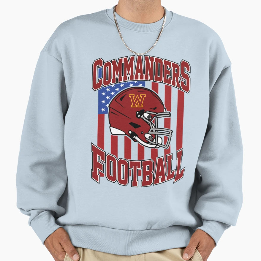 Art Washington Commanders Sweatshirt - Graphic Print Men Women - T-Shirt, Sweatshirt, Hoodie
