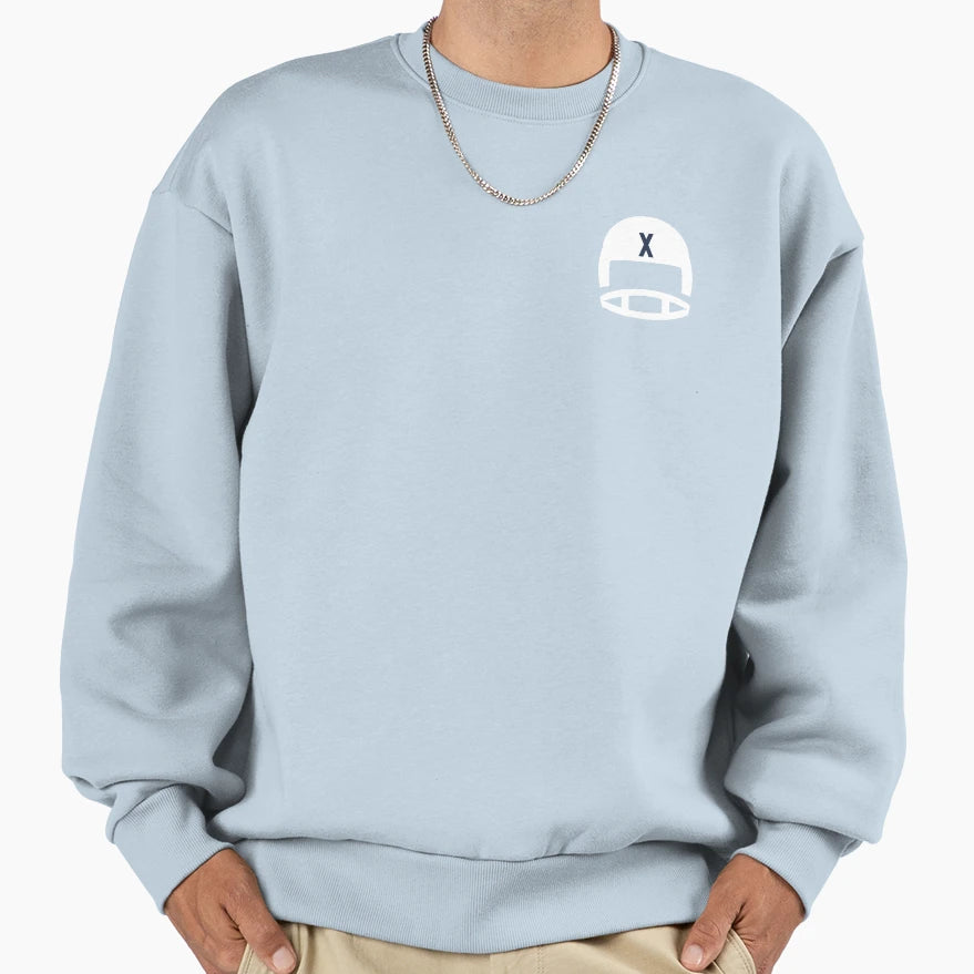 Musketeer Football Helmet Sweatshirt - Minimalist Print Men Women - T-Shirt, Sweatshirt, Hoodie