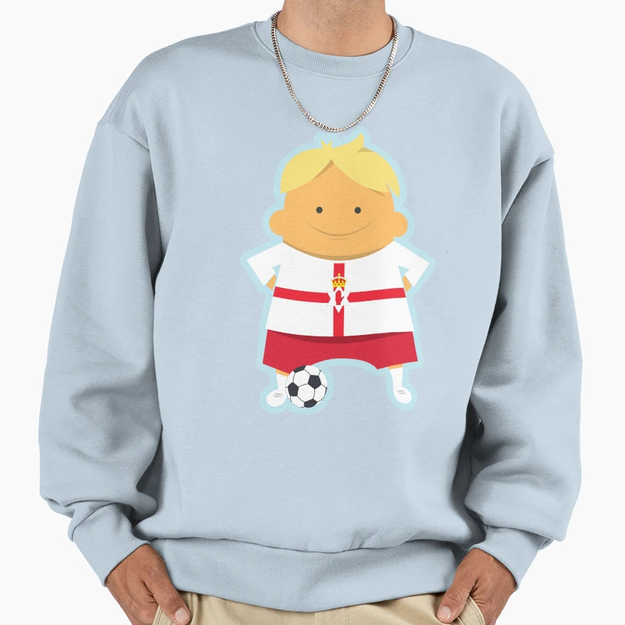 North Irish Soccer Player Sweatshirt - Fun Novelty Design for Adults - T-Shirt, Sweatshirt, Hoodie