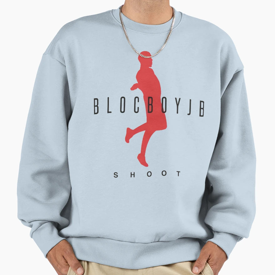 Blocboy Jb Shoot Red Sweatshirt - Aesthetic Graphic Men Women - T-Shirt, Sweatshirt, Hoodie