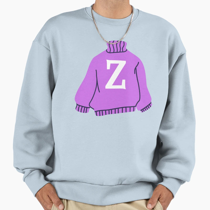 Letter Sweatshirt - Fun Novelty Design Men Women - T-Shirt, Sweatshirt, Hoodie