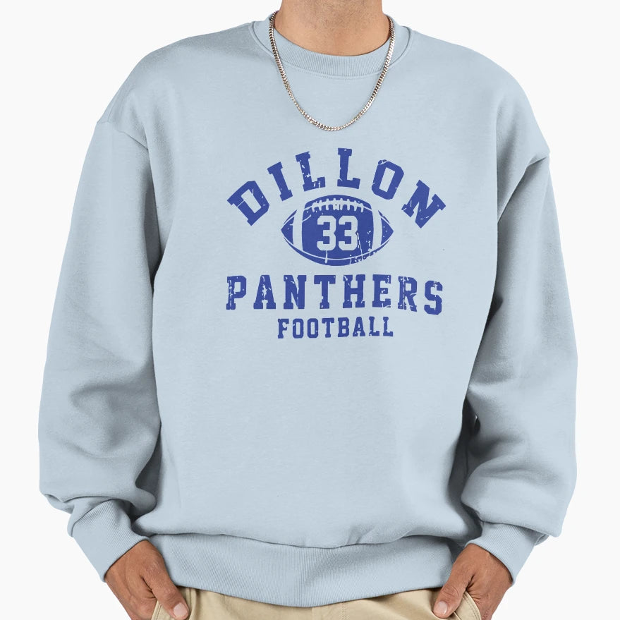 Dillon 33 Panthers Football Sweatshirt - Novelty Apparel Unisex - T-Shirt, Sweatshirt, Hoodie