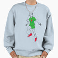 I Love Soccer Green Outfit Sweatshirt - Streetwear Style for Adults - T-Shirt, Sweatshirt, Hoodie