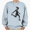 Soccer Art Black And White Watercolor Sweatshirt - Graphic Print Unisex - T-Shirt, Sweatshirt, Hoodie