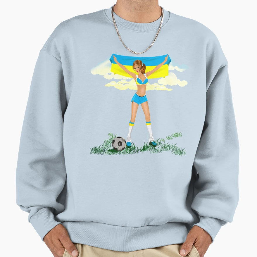 Ukraine Soccer Sweatshirt - Minimalist Print Unisex - T-Shirt, Sweatshirt, Hoodie