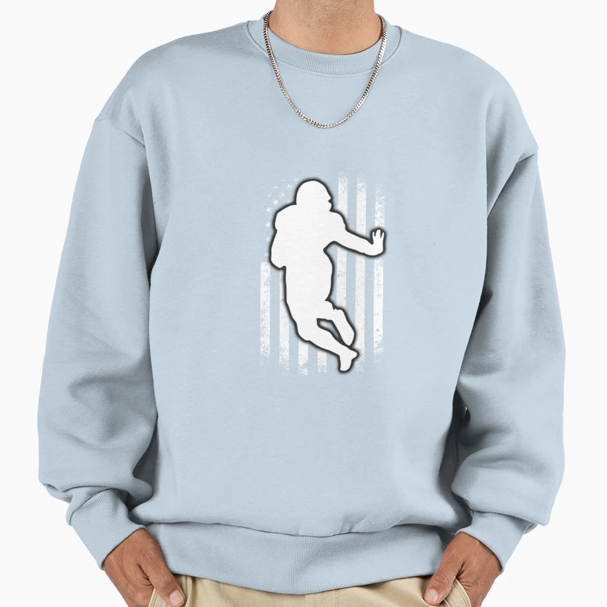 American Football Sweatshirt - Trendy Graphic for Adults - T-Shirt, Sweatshirt, Hoodie