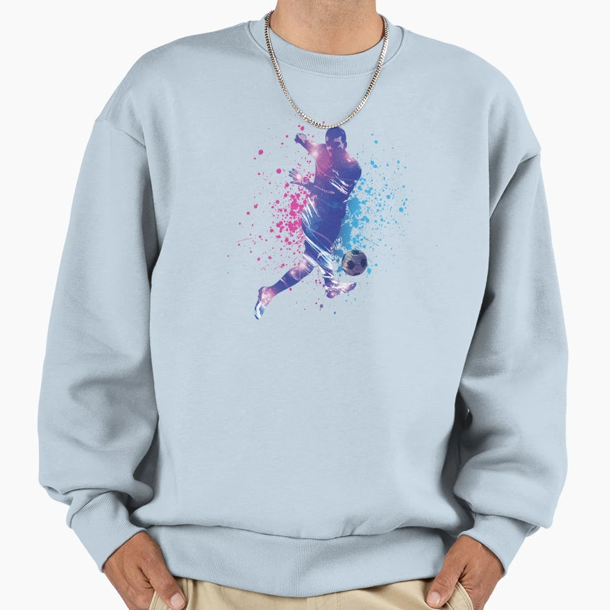 Football Sweatshirt - Minimalist Print Unisex - T-Shirt, Sweatshirt, Hoodie