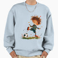 Little Playing Soccer Sweatshirt - Graphic Print for Adults - T-Shirt, Sweatshirt, Hoodie
