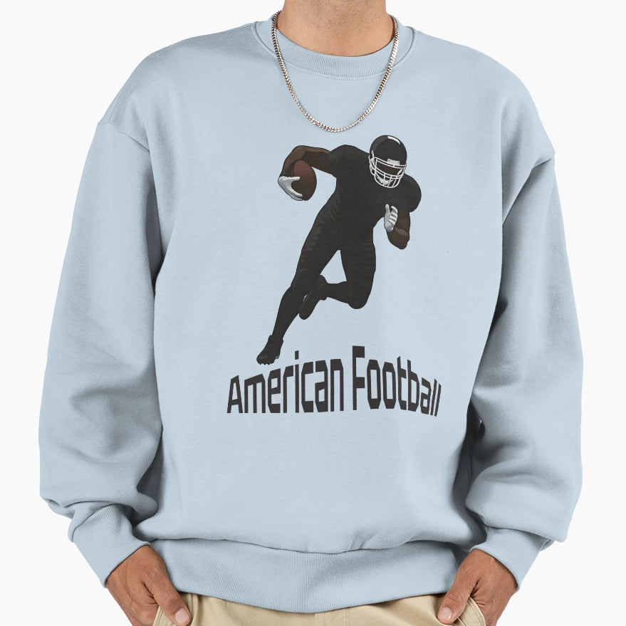 American Football Player Sweatshirt - Streetwear Style Men Women - T-Shirt, Sweatshirt, Hoodie