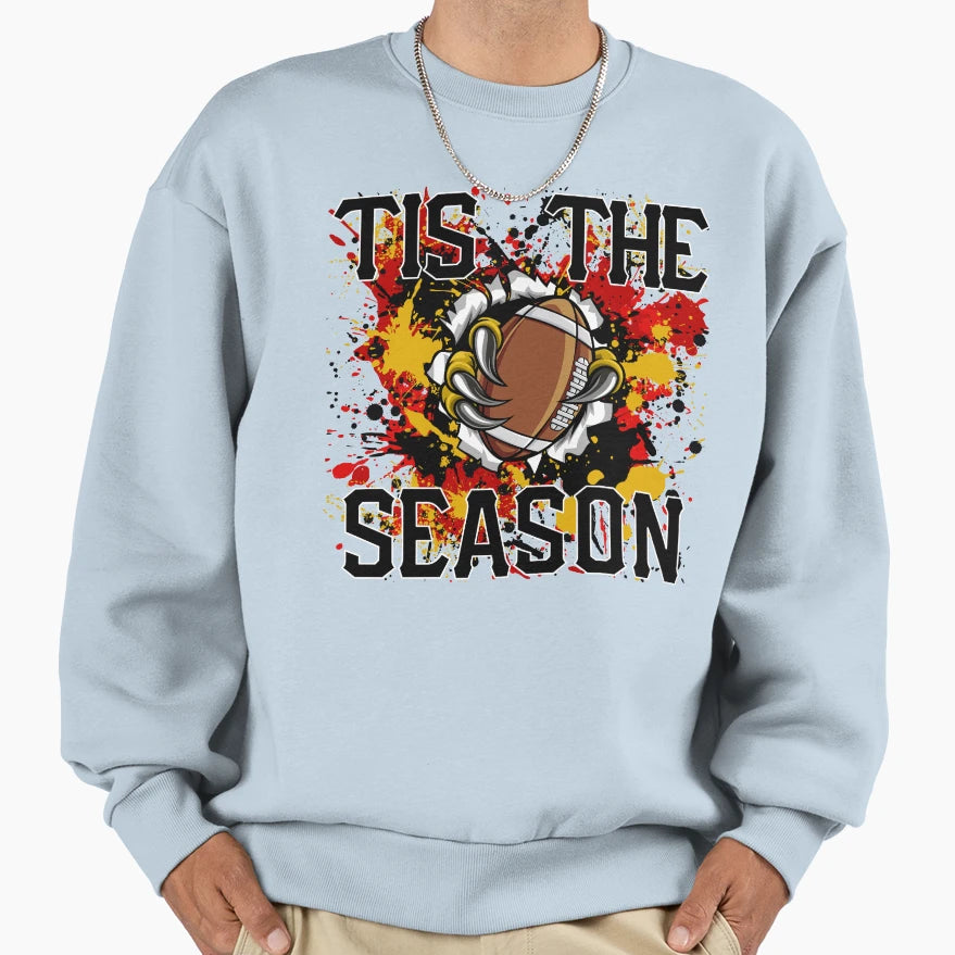 Tis Season Football Claw Sweatshirt - Streetwear Style Unisex - T-Shirt, Sweatshirt, Hoodie