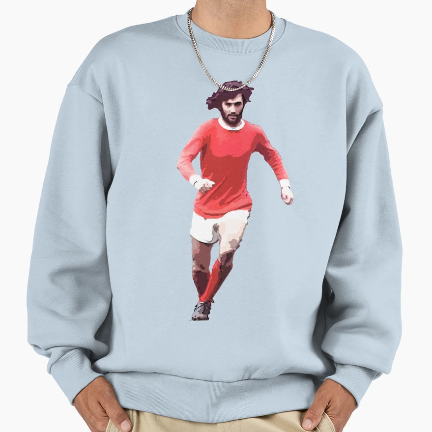 George Best Sweatshirt - Minimalist Print Unisex - T-Shirt, Sweatshirt, Hoodie