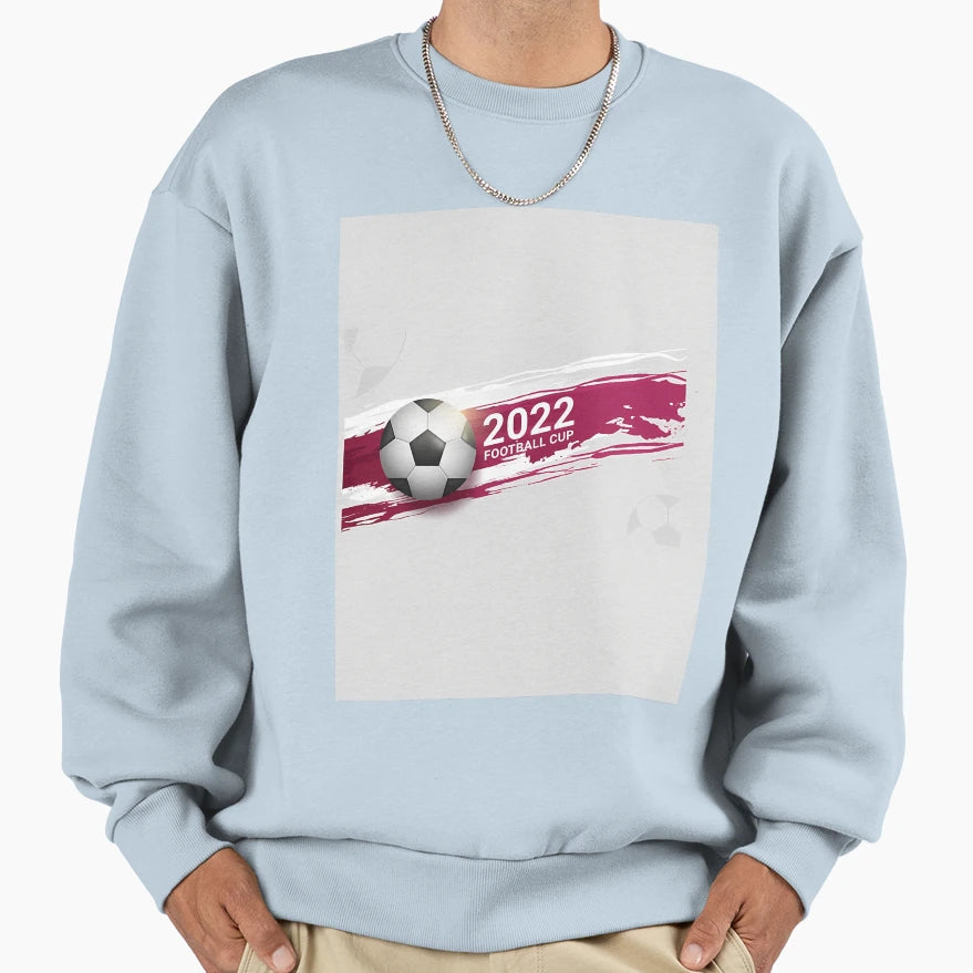 Football 2022 Tournament Cup Sweatshirt - Minimalist Print Men Women - T-Shirt, Sweatshirt, Hoodie