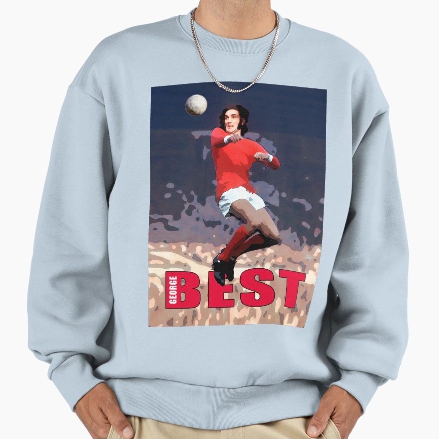 George Best Sweatshirt - Trendy Graphic Unisex - T-Shirt, Sweatshirt, Hoodie
