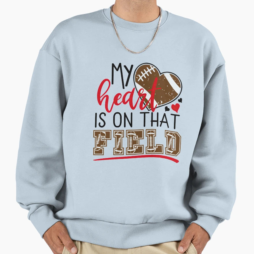 American Football Lover Soccer Sweatshirt - Graphic Print for Adults - T-Shirt, Sweatshirt, Hoodie