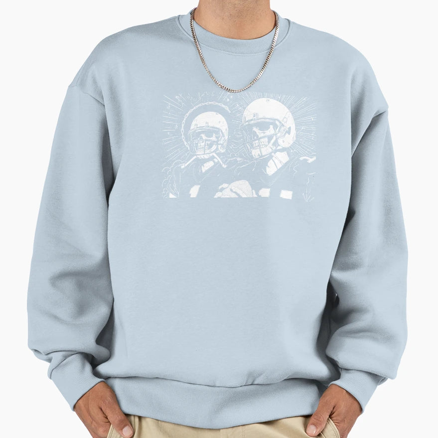 Future Skull Players Dark Sweatshirt - Fun Novelty Design Men Women - T-Shirt, Sweatshirt, Hoodie