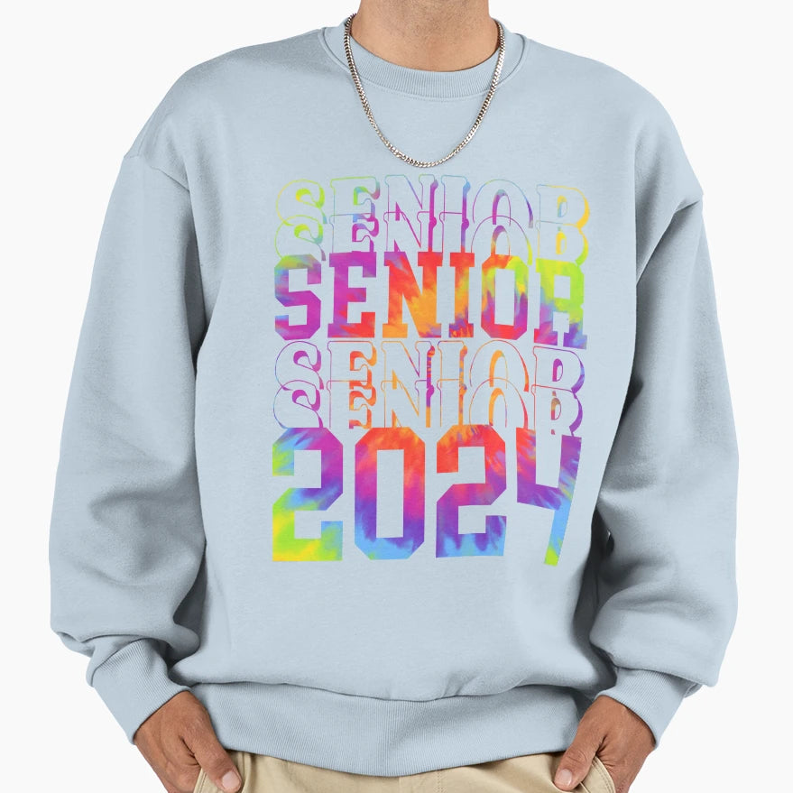 Senior Class 2024 Graduate Sweatshirt - Fun Novelty Design for Adults - T-Shirt, Sweatshirt, Hoodie