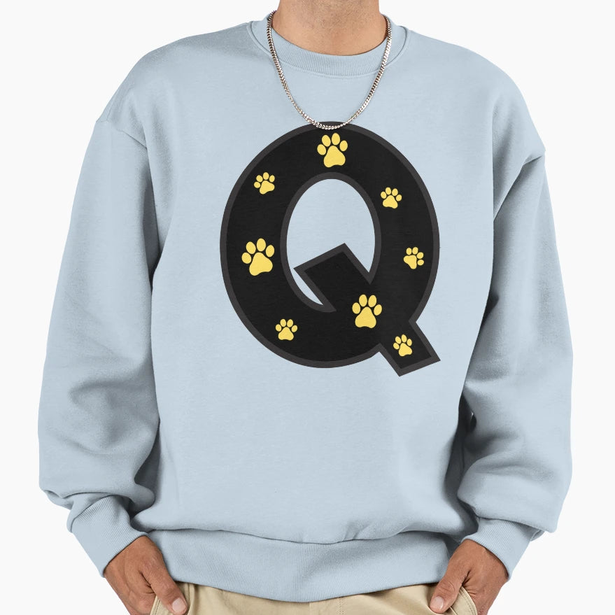 Paw Alphabet Sweatshirt - Aesthetic Graphic for Adults - T-Shirt, Sweatshirt, Hoodie