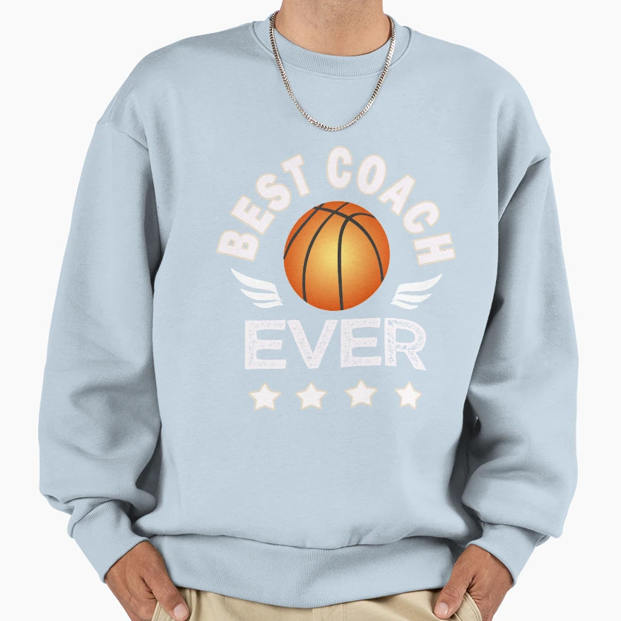 Awesome Basketball Coach Sweatshirt - Unique Graphic Men Women - T-Shirt, Sweatshirt, Hoodie