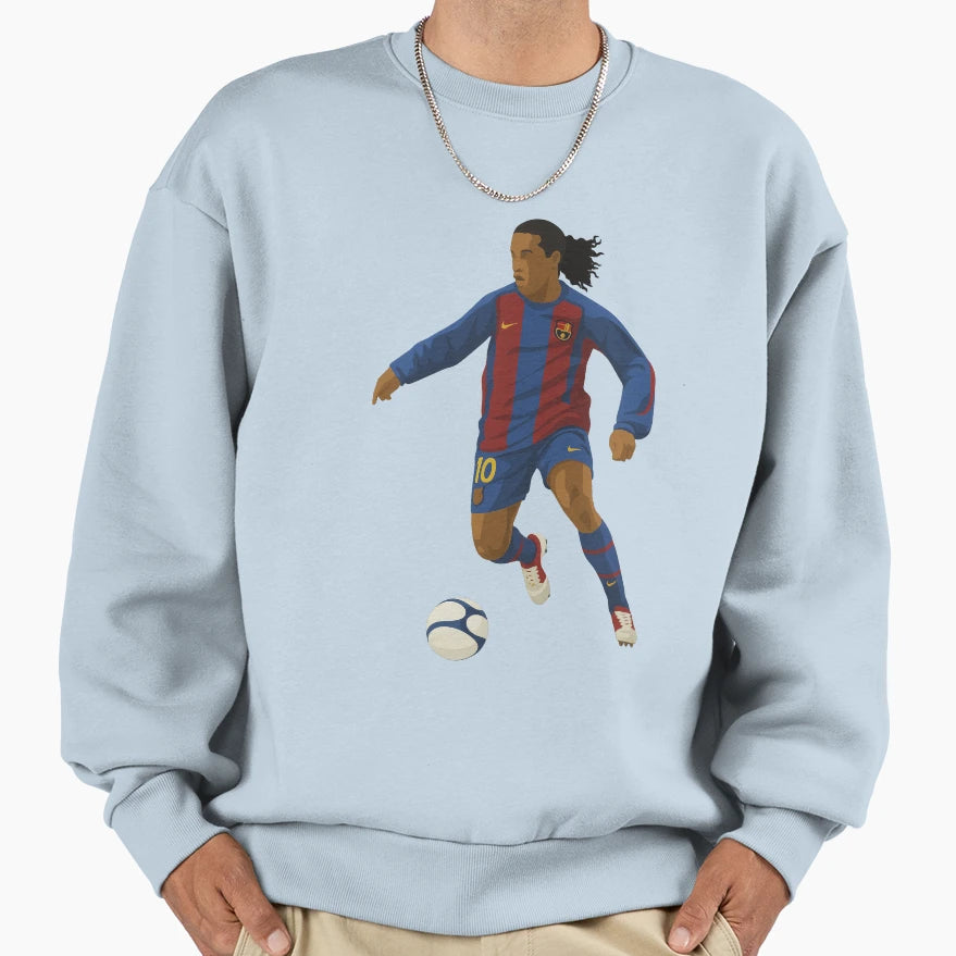 Ronaldinho Motion Sweatshirt - Trendy Graphic for Adults - T-Shirt, Sweatshirt, Hoodie