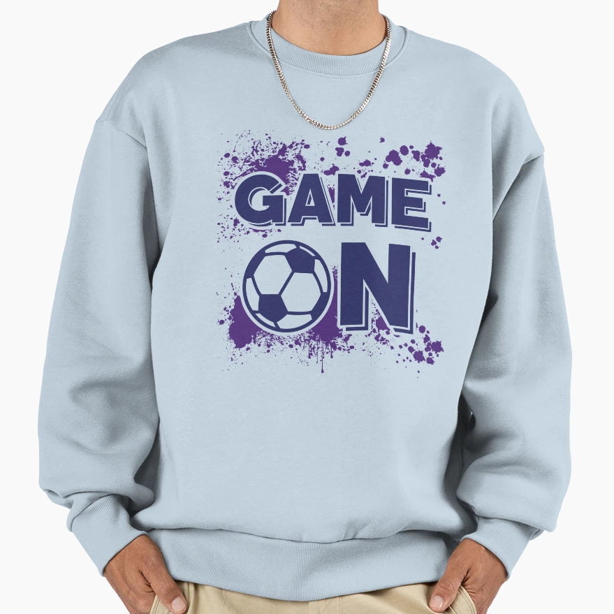 Game Soccer Sweatshirt - Minimalist Print Men Women - T-Shirt, Sweatshirt, Hoodie