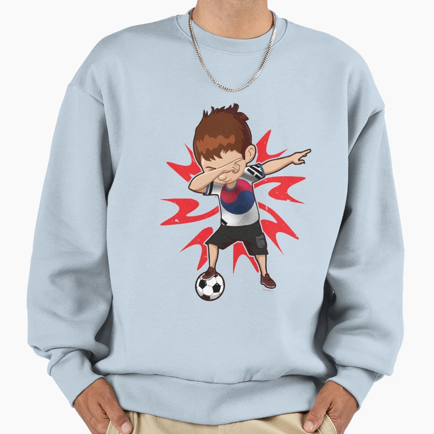 Football Soccer Dab Korea Sweatshirt - Streetwear Style Unisex - T-Shirt, Sweatshirt, Hoodie
