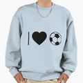 I Love Football Sweatshirt - Fun Novelty Design for Adults - T-Shirt, Sweatshirt, Hoodie