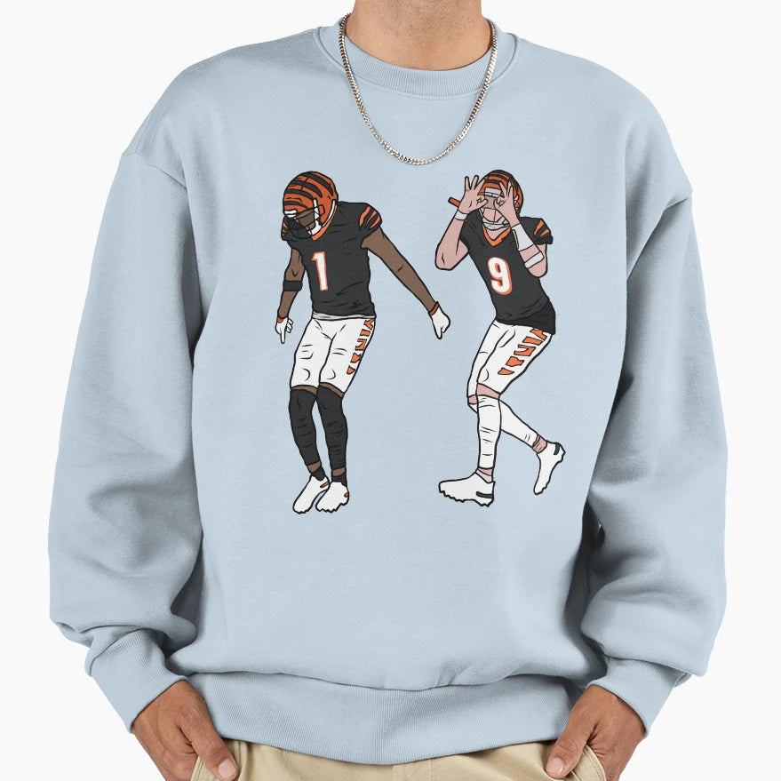 Jamarr Chase And JB Griddy Sweatshirt - Streetwear Style Men Women - T-Shirt, Sweatshirt, Hoodie
