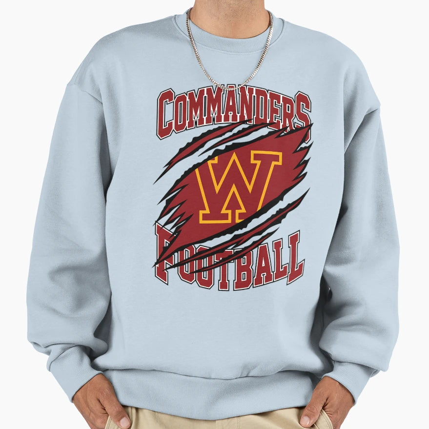 Art Washington Commanders Sweatshirt - Casual Everyday Wear for Adults - T-Shirt, Sweatshirt, Hoodie