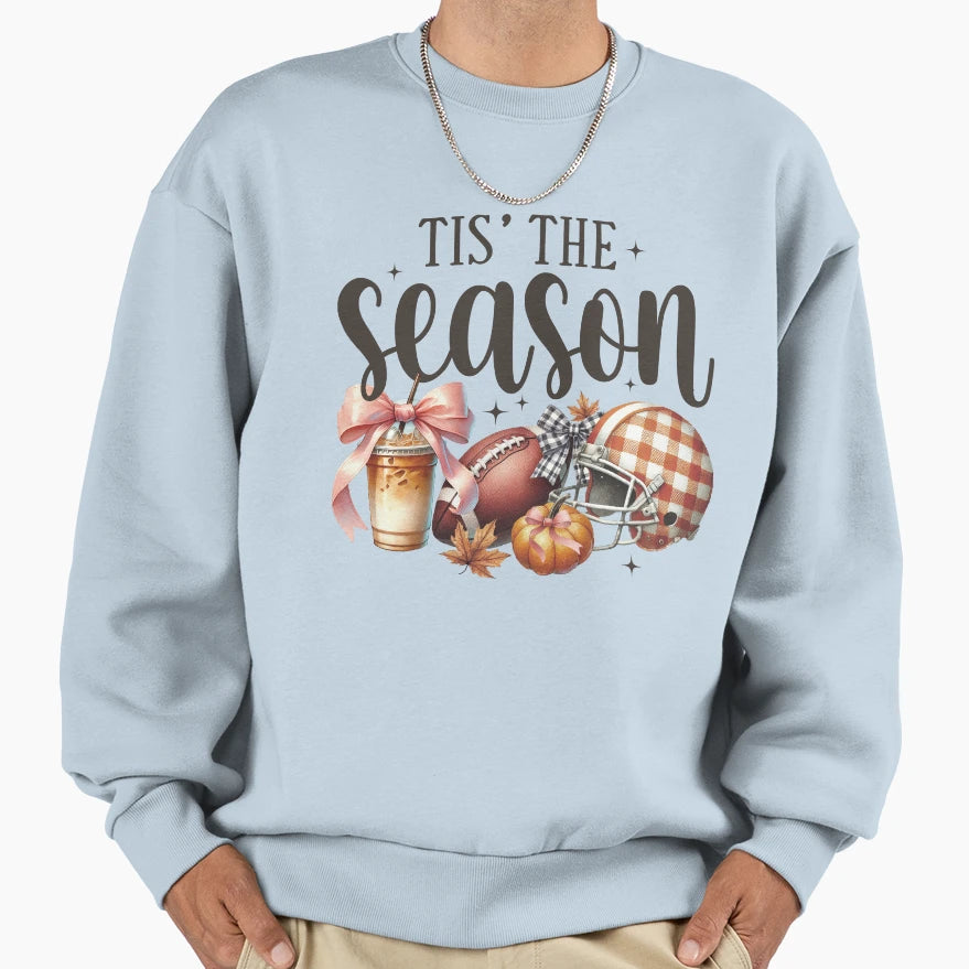 Fall Football Season Sweatshirt - Custom Art Print Men Women - T-Shirt, Sweatshirt, Hoodie