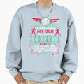 Football Player Son World Sweatshirt - Novelty Apparel Unisex - T-Shirt, Sweatshirt, Hoodie