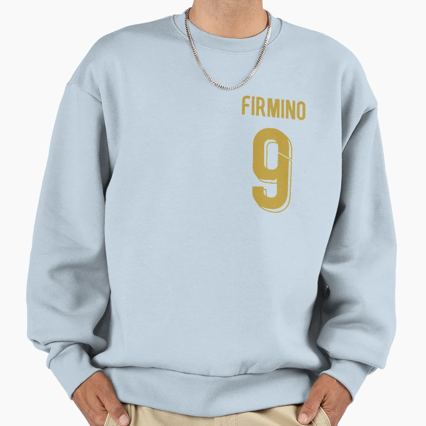Firmino Black Gold Sweatshirt - Minimalist Print for Adults - T-Shirt, Sweatshirt, Hoodie
