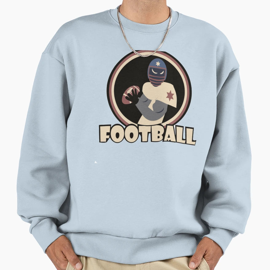 Art Football Sport Sweatshirt - Novelty Apparel Men Women - T-Shirt, Sweatshirt, Hoodie
