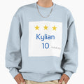 Kylian 10 Football Total White Sweatshirt - Casual Everyday Wear Unisex - T-Shirt, Sweatshirt, Hoodie