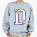 D Initial Letter Sweatshirt - Streetwear Style for Adults - T-Shirt, Sweatshirt, Hoodie