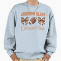 Gridiron Glory Social Club Football Sweatshirt - Minimalist Print Unisex - T-Shirt, Sweatshirt, Hoodie