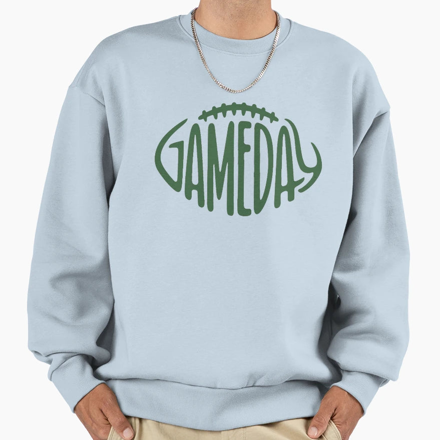Gameday Green Football Sweatshirt - Fun Novelty Design Unisex - T-Shirt, Sweatshirt, Hoodie