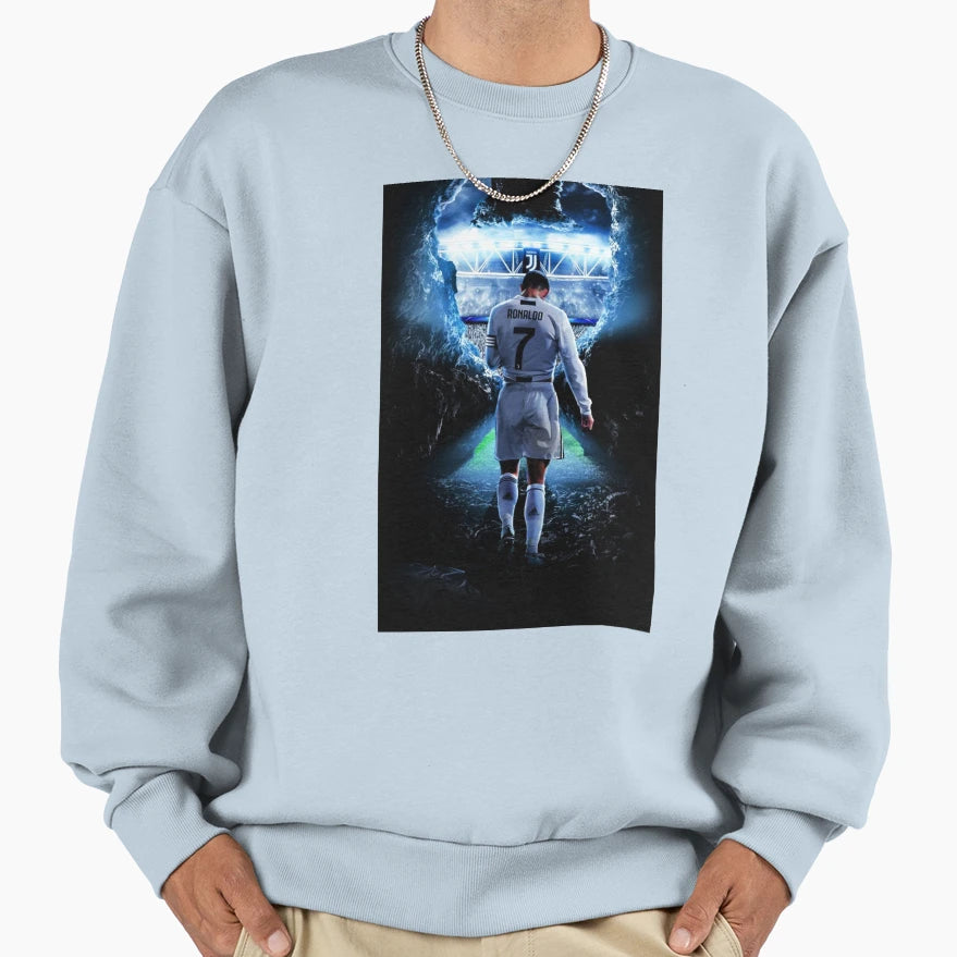 Football Player Sweatshirt - Casual Everyday Wear for Adults - T-Shirt, Sweatshirt, Hoodie