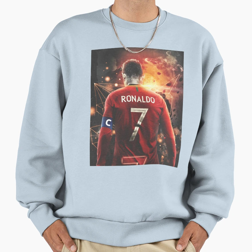 Cristiano Ronaldo Art Ipad Case Sweatshirt - Aesthetic Graphic for Adults - T-Shirt, Sweatshirt, Hoodie