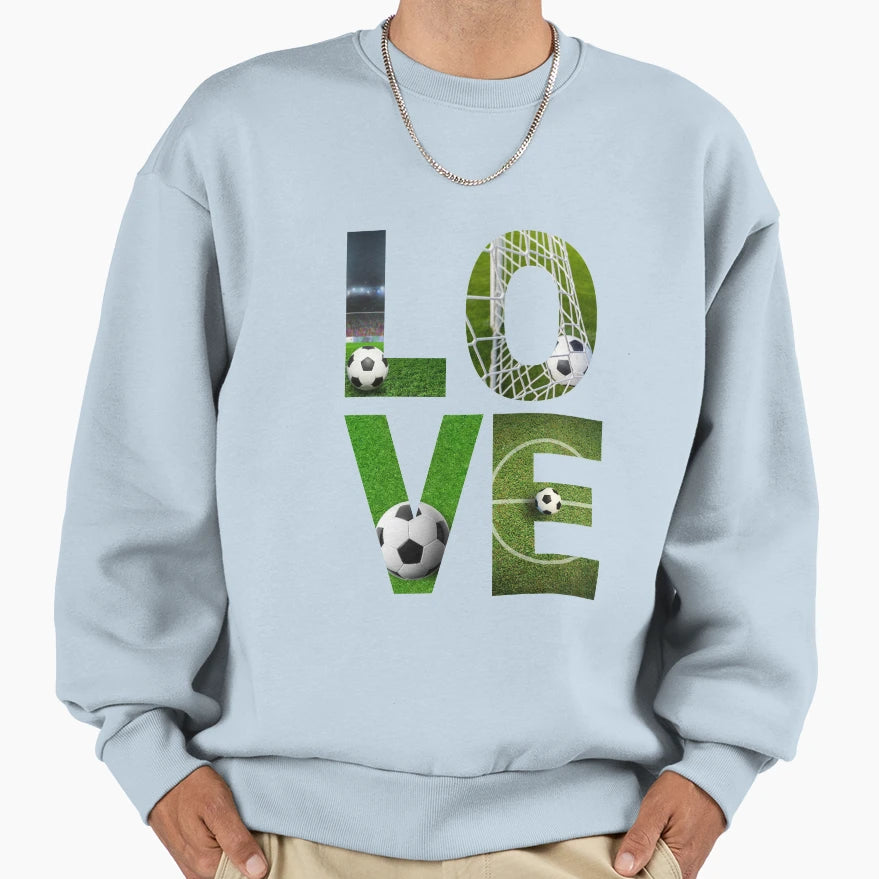 Football Lovers Sweatshirt - Aesthetic Graphic Men Women - T-Shirt, Sweatshirt, Hoodie