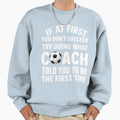 If First You Dont Succeed Try Sweatshirt - Minimalist Print Men Women - T-Shirt, Sweatshirt, Hoodie