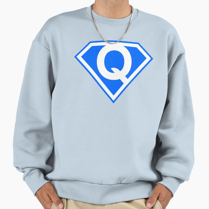 Letter Q Vol 6 Z Super Letter Sweatshirt - Fun Novelty Design for Adults - T-Shirt, Sweatshirt, Hoodie