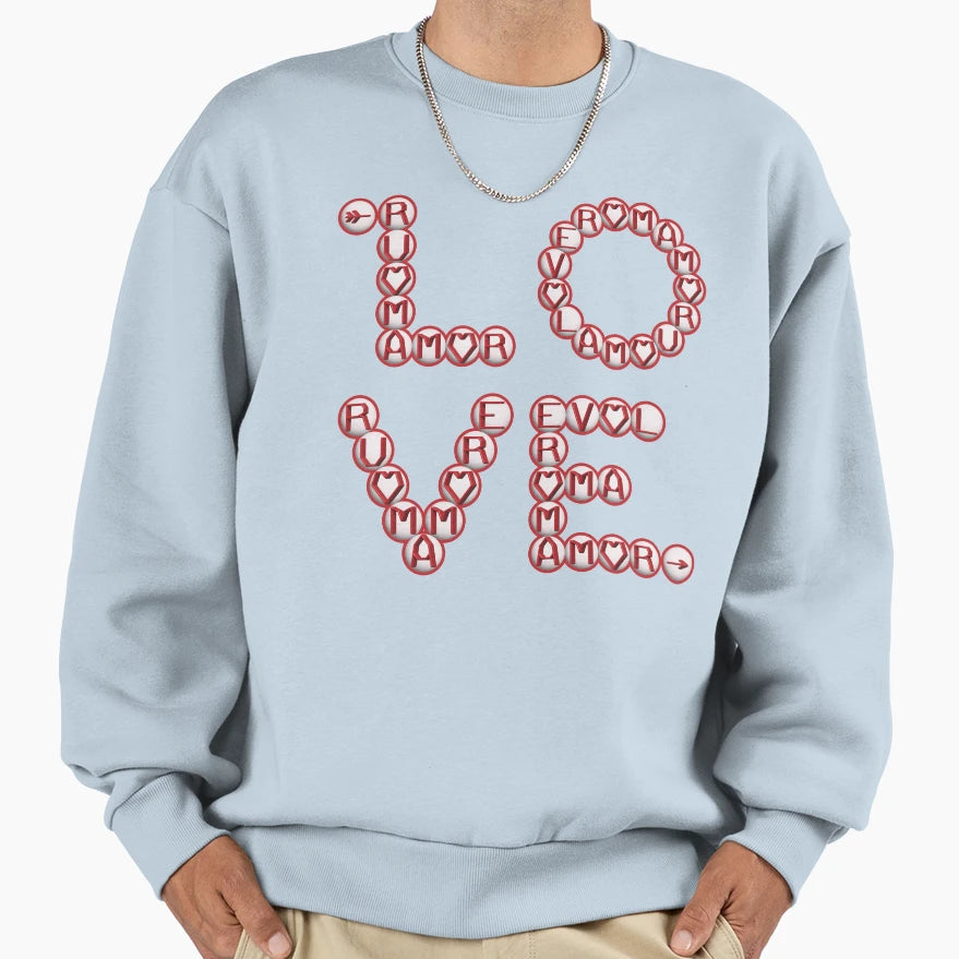 Spheres Love V3 Sweatshirt - Streetwear Style for Adults - T-Shirt, Sweatshirt, Hoodie