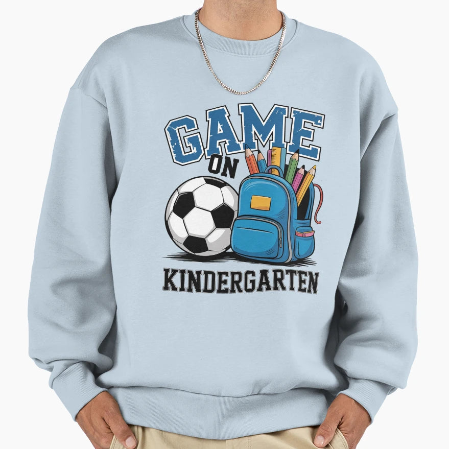 Games Kindergarten Soccer Lover Sweatshirt - Graphic Print for Adults - T-Shirt, Sweatshirt, Hoodie