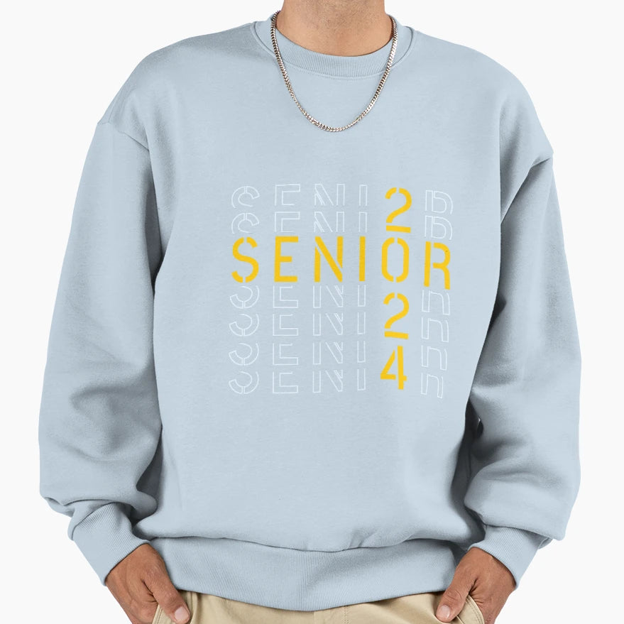 Senior 2024 Celebrating Journey Ahead Sweatshirt - Trendy Graphic Men Women - T-Shirt, Sweatshirt, Hoodie